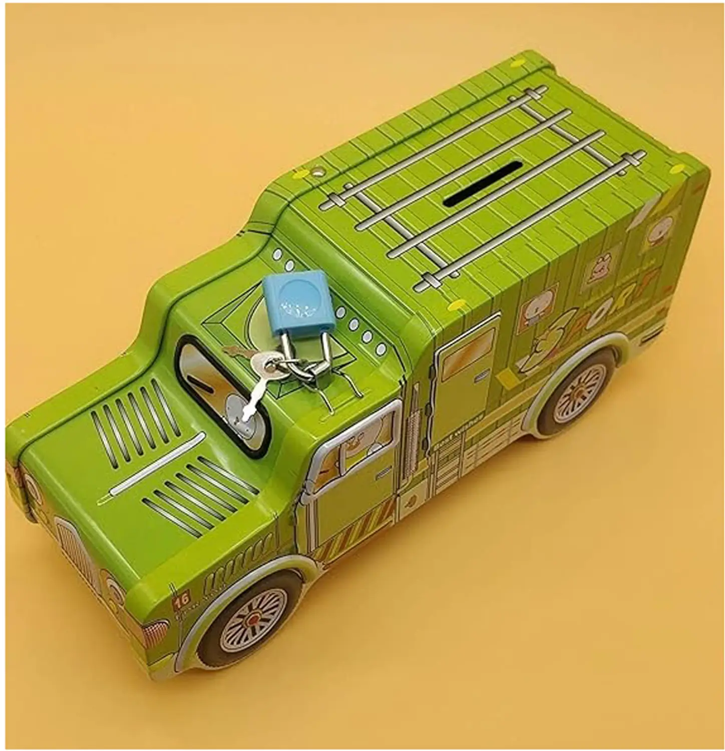 🚚💰 Truck Shape Money Box – Colorful Coin Bank