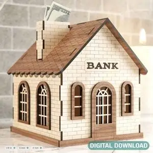 Premium Wooden Savings Bank 💰🌿