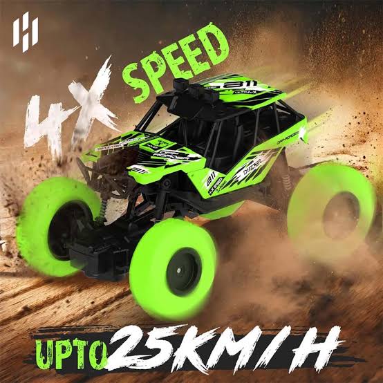 Off-Road High-Speed Remote Control Stunt Car with Music & Lights