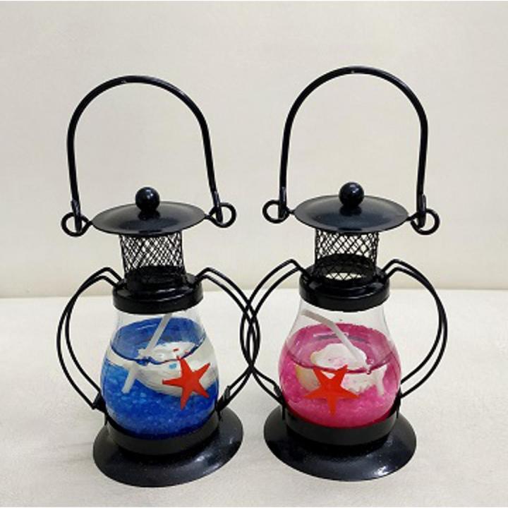 🕯️ Multicolor Candle Hurricane Showpiece