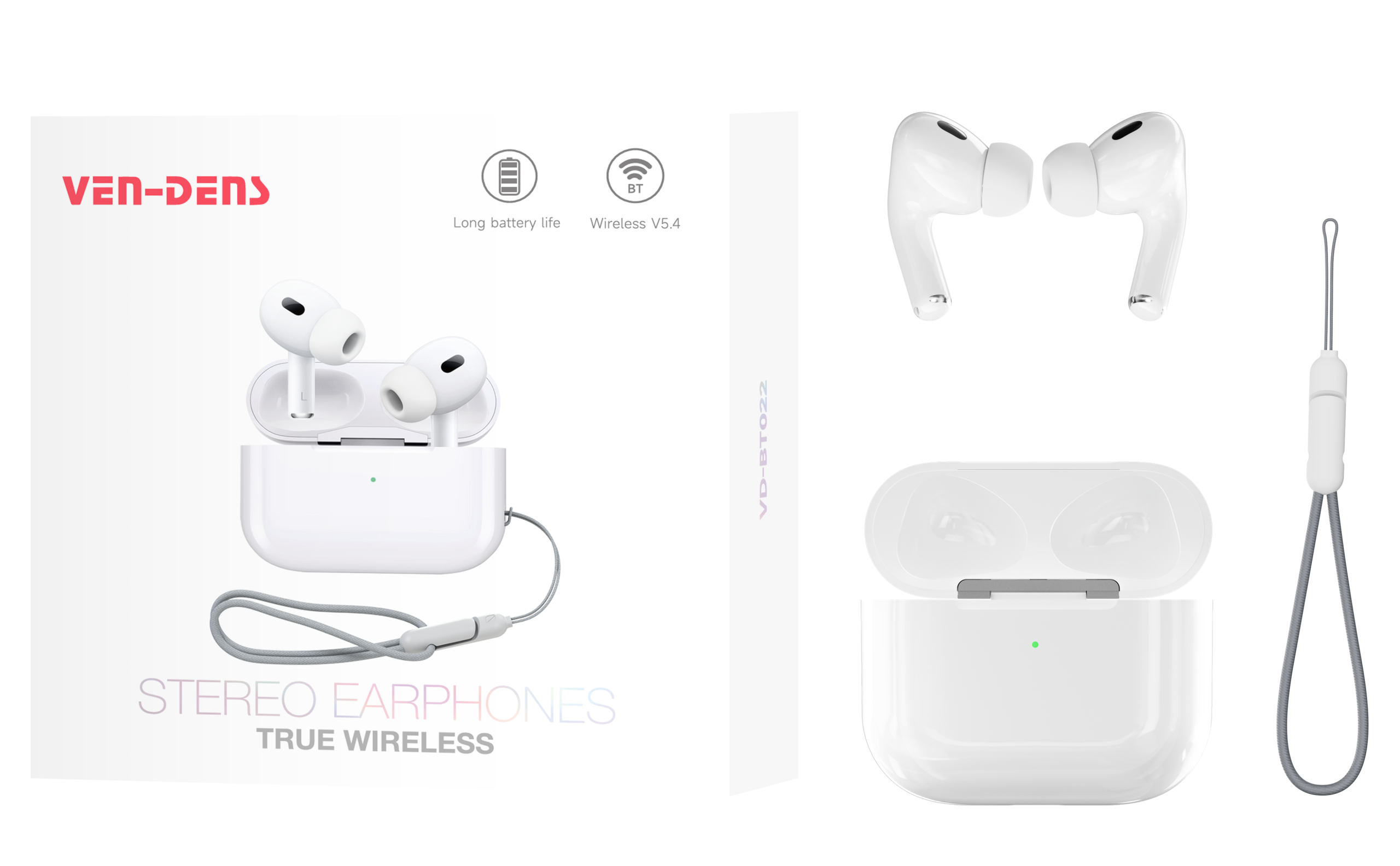 BT 02 Pro Wireless Bluetooth Earbuds
