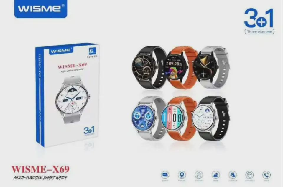 ⌚ WISME X69 Smart Watch – Premium Smartwatch