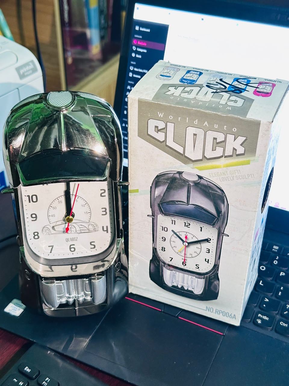 🚗⏰ CAR TABLE CLOCK – MINI DASHBOARD CLOCK