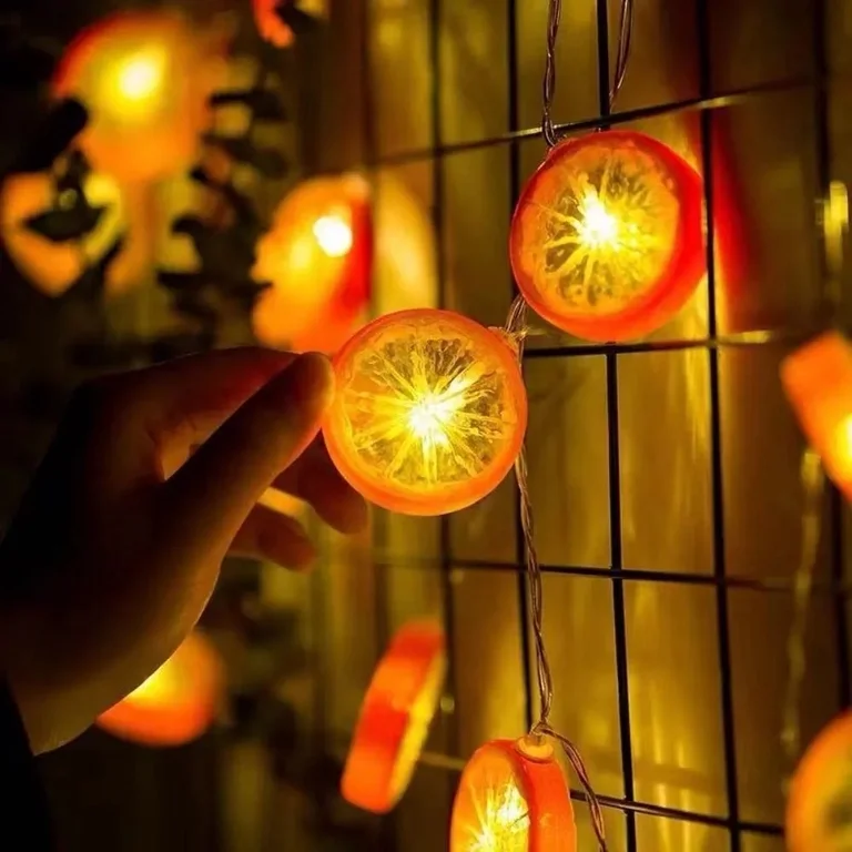 🍋 Lemon Garland Fairy Light – 4.5 Meter Decorative String Light 💡✨
