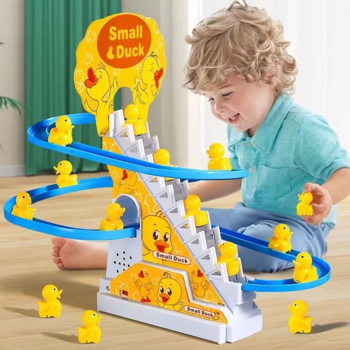 🦆 ELECTRIC DUCK CLIMBING RACE TRACK TOY