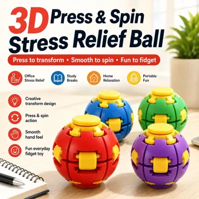 Press The Rotating Decompression Ball, Smooth Rotating Stress